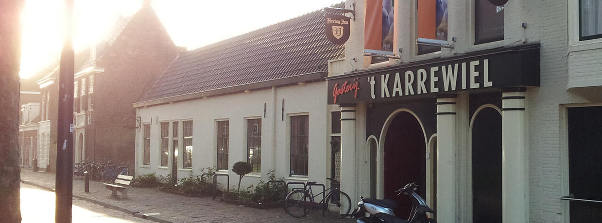 Boekingskantoor Dagtochten Combinatie Delft is gevestigd in Gasterij 't Karrewiel