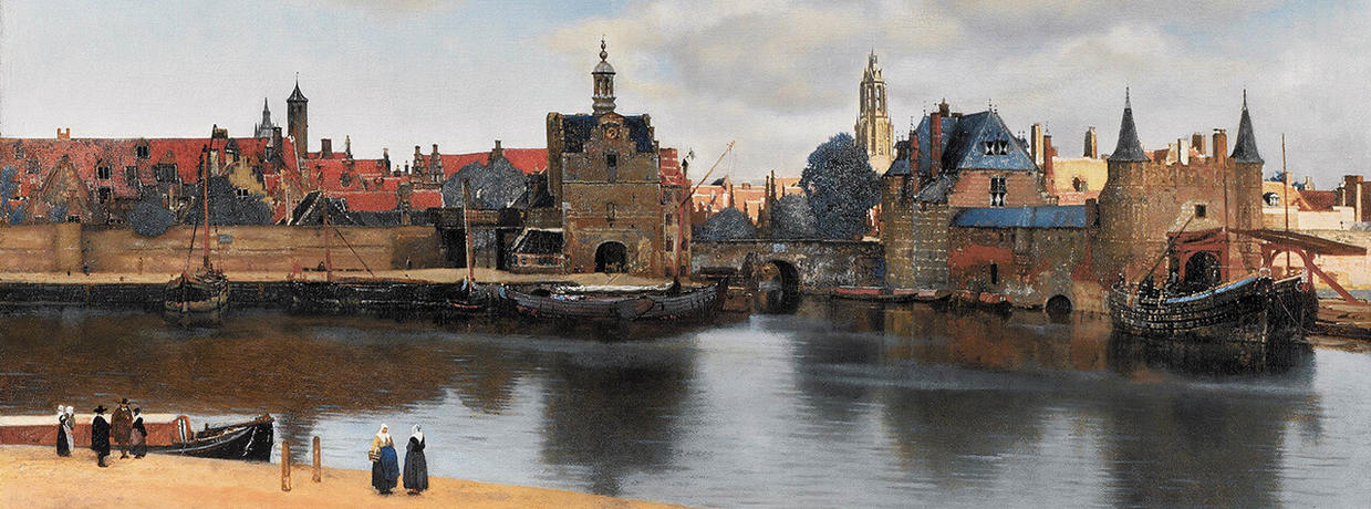 View of Delft by Johannes Vermeer