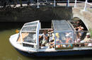 Close up of canal boat