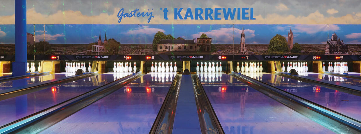 Gasterij 't Karrewiel - bowlingbanen tijdens discobowlen